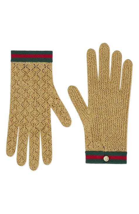 gucci knit gloves|gucci gloves women.